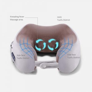 3D punjivi dvosmjerni masažni jastuk za vrat